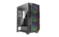 Carcasa XILENCE BREEZE II (XG181) / w/oPSU / Side panel / 3x ARGB 120mm + 1x120mm / ATX / Black