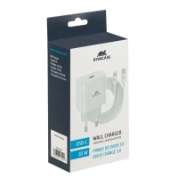 Wall Charger Rivacase PS4101 WD5, 20W, White