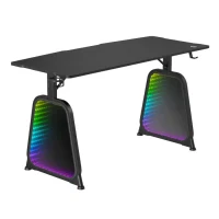 Gaming Desk Lumi GMD12E-2D, Black