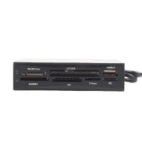 Memory Card Reader Gembird FDI2-ALLIN1-02-B, , Black
