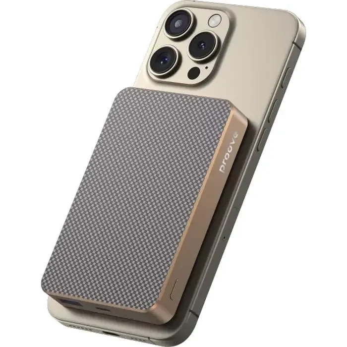 Power Bank Proove Carbon Slim 22.5W, 10000mAh, Gold 2