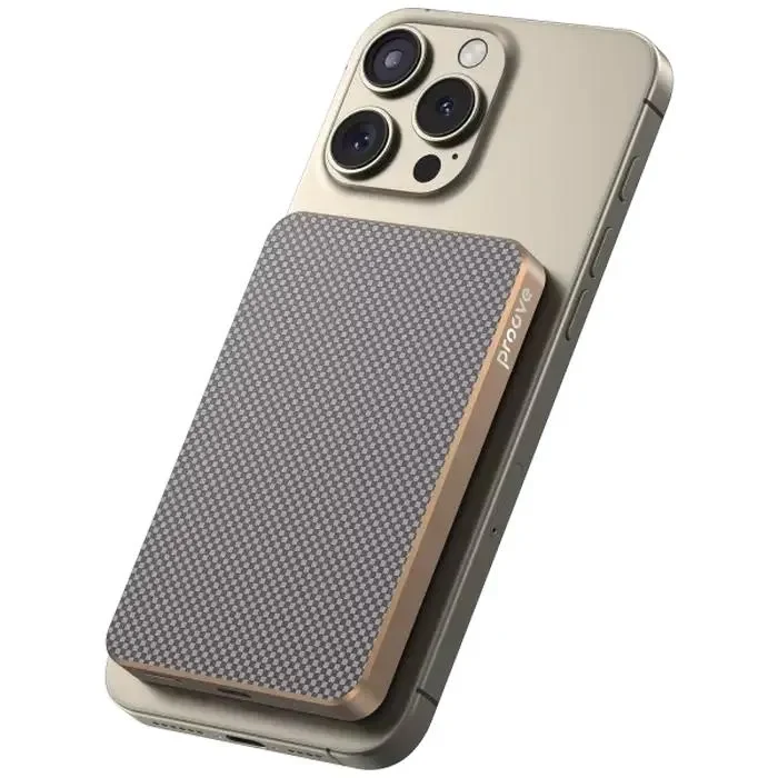 Power Bank Proove Carbon Slim 20W, 5000mAh, Gold 2
