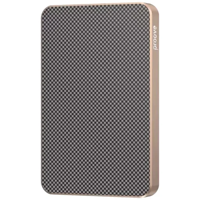 Power Bank Proove Carbon Slim 20W, 5000mAh, Gold 3