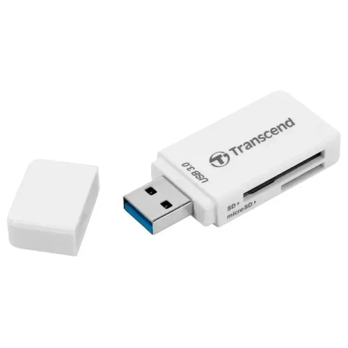 Memory Card Reader Transcend TS-RDF5, USB Type-A, White