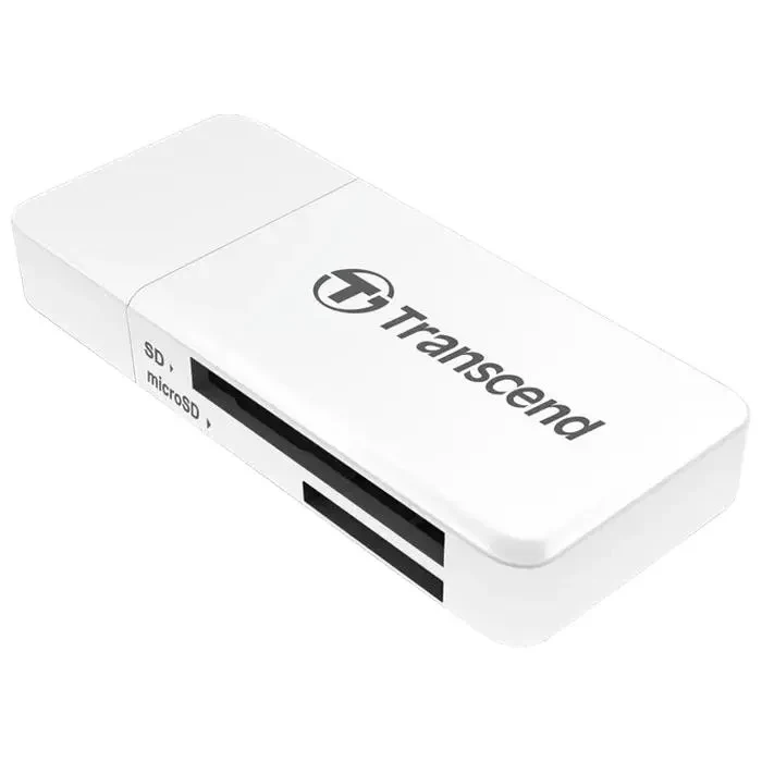 Memory Card Reader Transcend TS-RDF5, USB Type-A, White 2