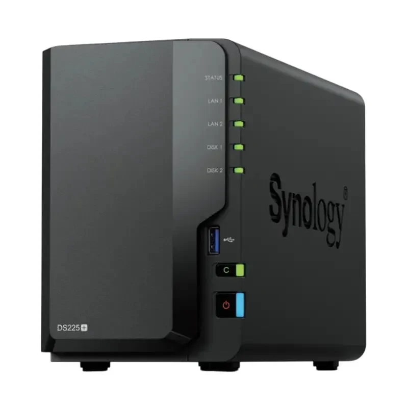 Network Attached Storage SYNOLOGY DS225+, Black 6