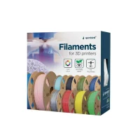 Filament for 3D printer Gembird 3DP-PLA-FL-01-W, PLA, White, 1.75 mm, 1kg 2