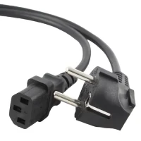 Power Cord Cablexpert PC-186, 1.8 m, Black