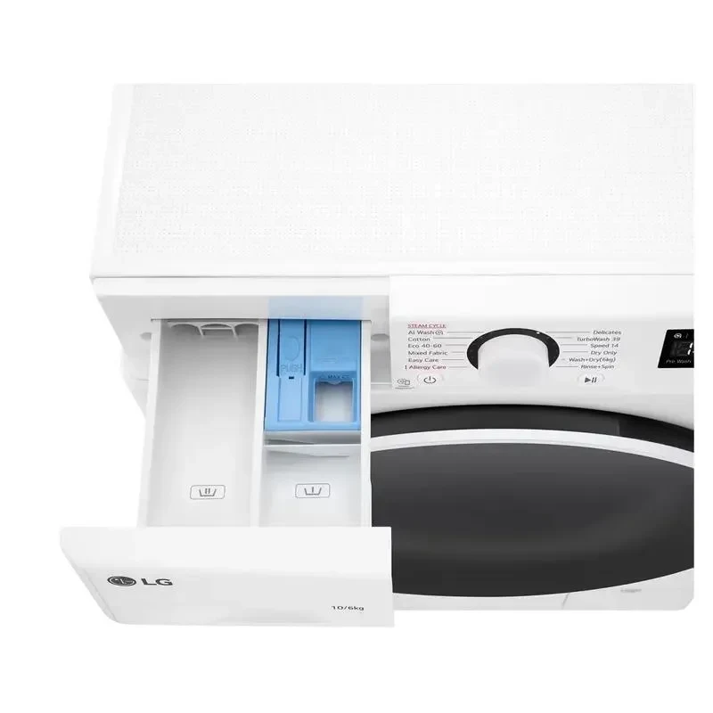 Combo Washer-Dryer LG F4DR510S0W, 10kg, White 14
