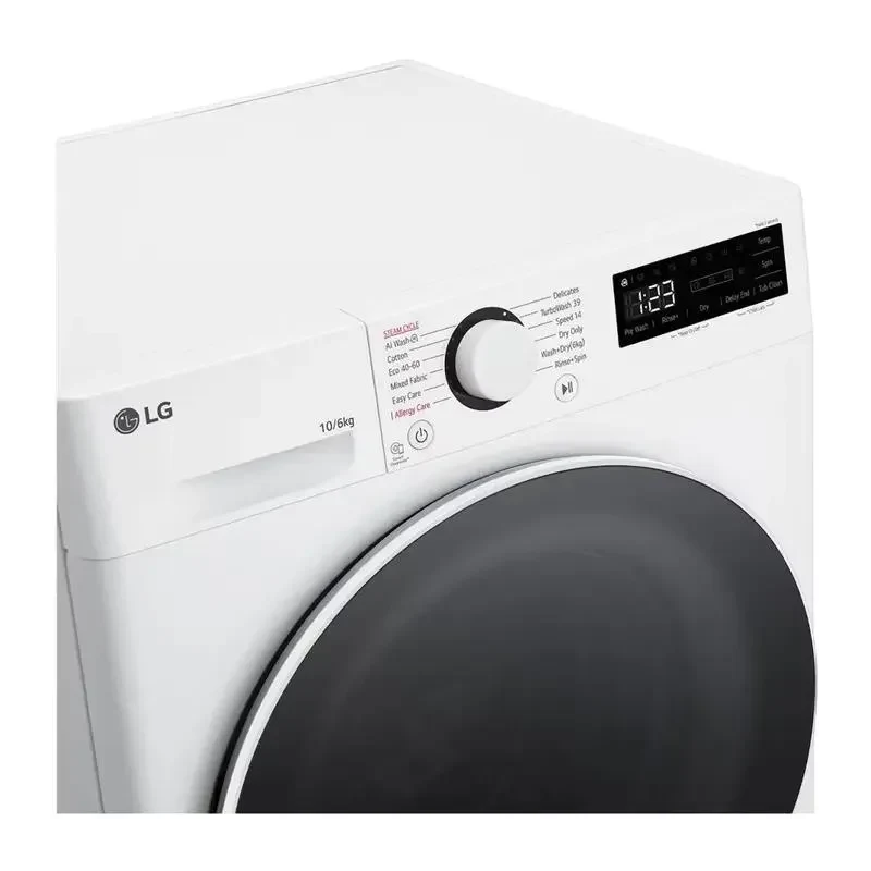 Combo Washer-Dryer LG F4DR510S0W, 10kg, White 2