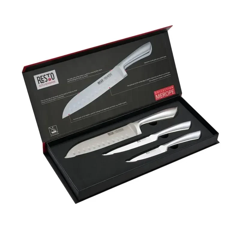 Knife Set RESTO 95605, Stainless Steel 12