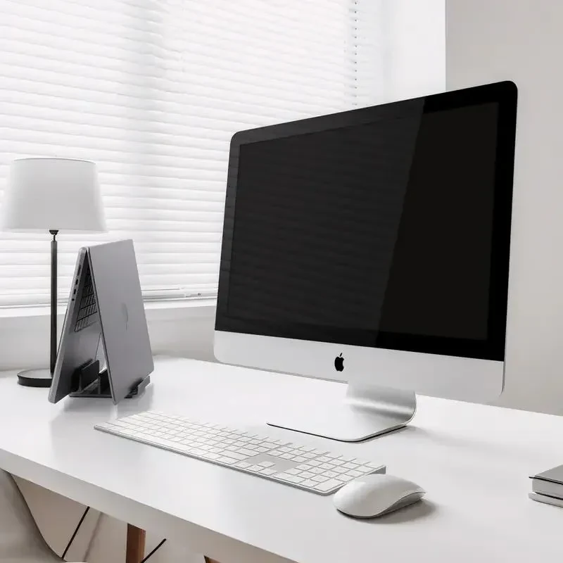 Vertical Laptop Stand Spigen LD208S4, Space Grey 3