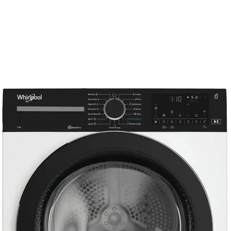 Clothes dryer Whirlpool WPS C7X WBS EE X, 7kg, White 4