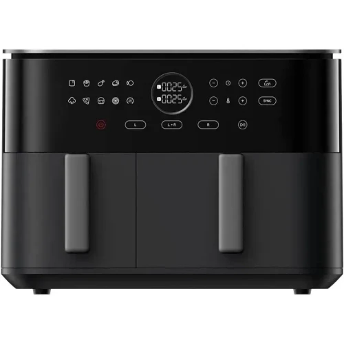 Air Fryer Xiaomi Dual Zone, Black | Чёрный