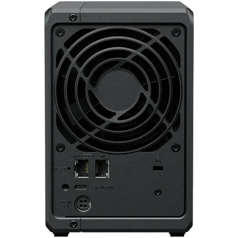 SYNOLOGY  "DS725+", 2-bay, AMD Ryzen 2-core 2.6-3.1Ghz, 1x4Gb+1Slot, 1x2.5GbE, 1x1GbE, 2xM.2 NVMe 3