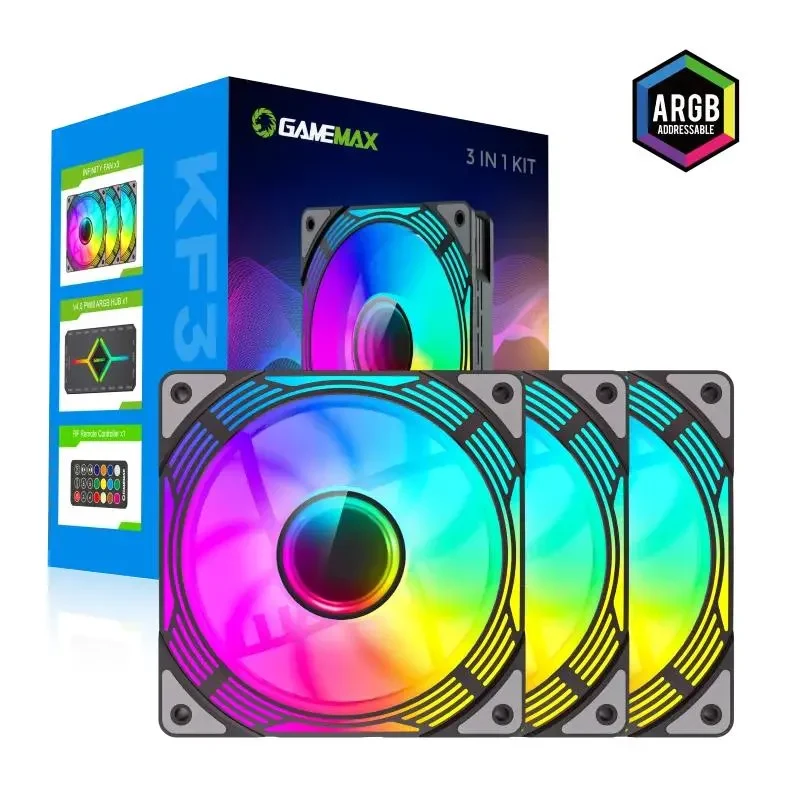 Case Fan Gamemax KF300, 120 mm 2
