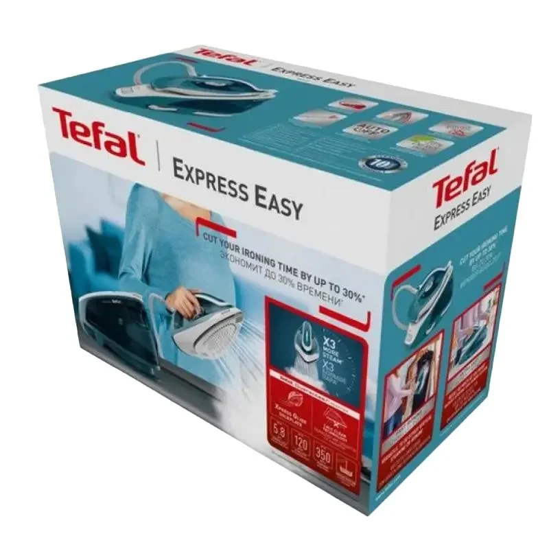 Iron with steam generator Tefal SV6131E0, 2200W, Light Blue 6