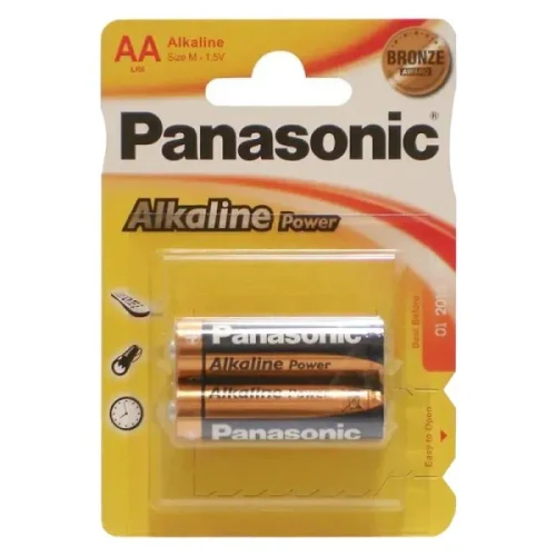 Cell Batteries Panasonic LR6REB, AA, 2pcs.