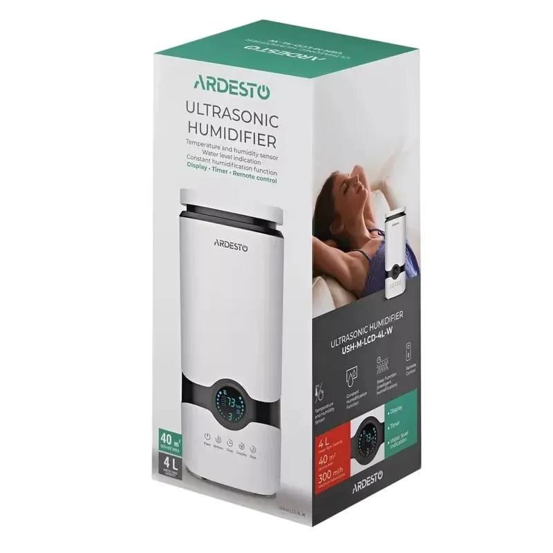Air humidifier Ardesto USH-M-LCD-4L-W, White 11