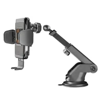 Car Holder Cellularline Hug Dual Pro 15W, Black 5