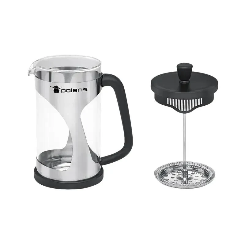 French Press Polaris Enigma-600FP, 0,6L, Black | Inox 4