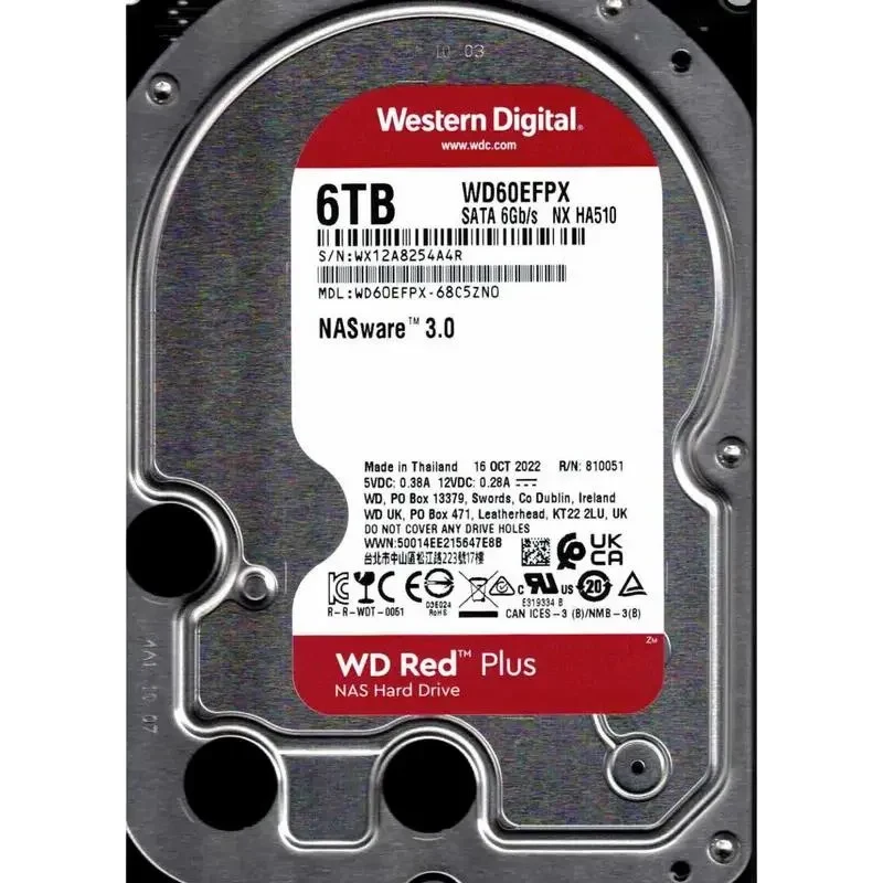 HDD (Spindle Drive) Western Digital WD Red Plus, 3.5", 6 TB <WD60EFPX> 2