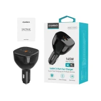 Car Charger Choetech TC0024, 165W, Black