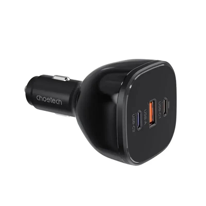 Car Charger Choetech TC0024, 165W, Black 2