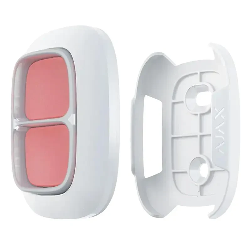 Wireless Alarm Button Ajax DoubleButton, White 2