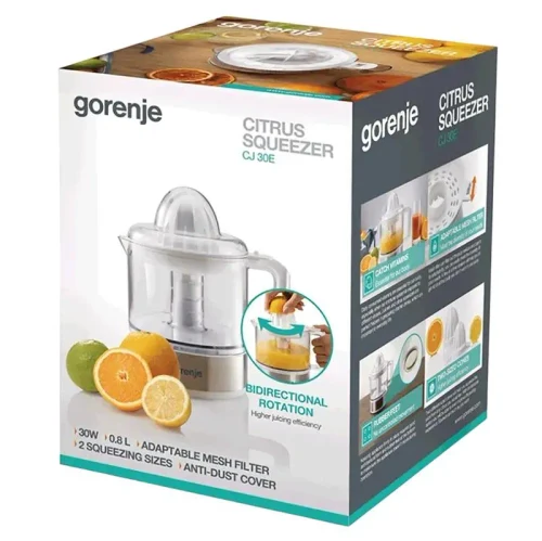 Juicer Citrus Gorenje CJ30E, White | Bronze