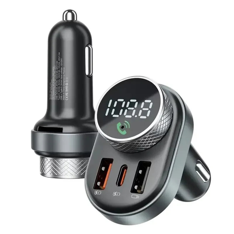 Car Charger Proove FM Launcher Sound Link 30W (PD+QC3.0) Type-C+USB Black 5