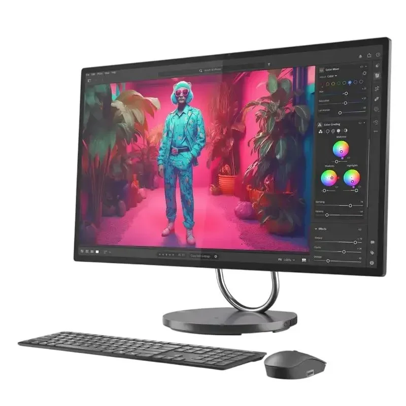 All-in-One Computer Lenovo Yoga 32ILL10, 31,5", Intel Core Ultra 7 258V, 32GB/1024GB, Windows 11 Pro, Storm Grey 4