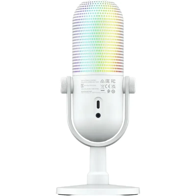 Gaming Microphone Razer Seiren V3 Chroma, Wired Analog, White 2