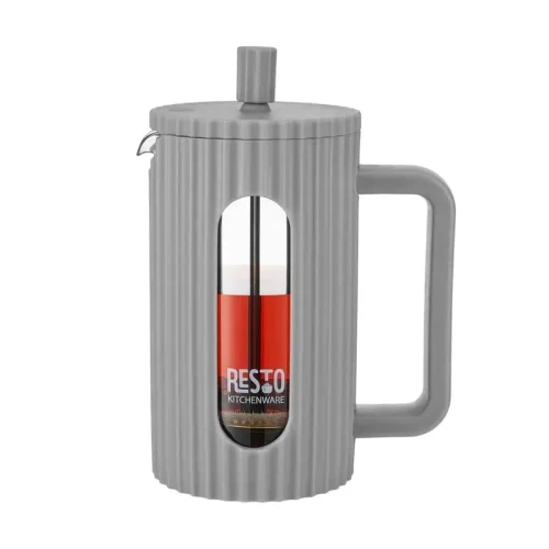 French Press RESTO 90532, 0,6L, Light Grey