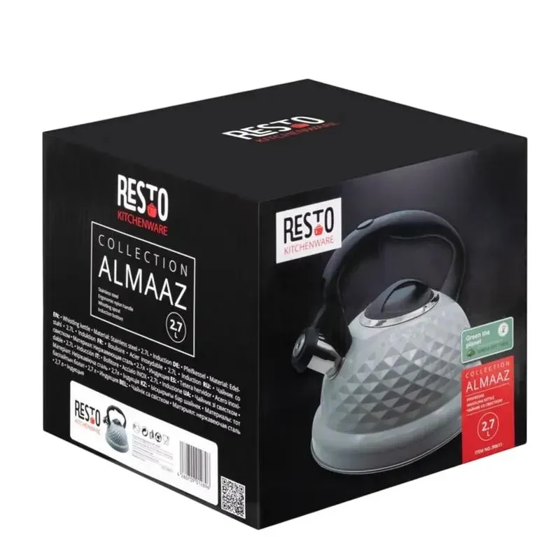 Kettle RESTO 90611, 2,7L, Grey 9