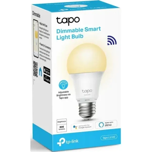 Smart Light Bulb TP-LINK Tapo L510E, A27, Warm White