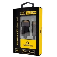 Video Cable Cablexpert CC-DPM-DVIM-4K-6, DisplayPort (M) - DVI-D (M), 1,8m, Black