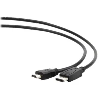 Video Cable Cablexpert CC-DP-HDMI-5M, DisplayPort (M) - HDMI (M), 5m, Black 