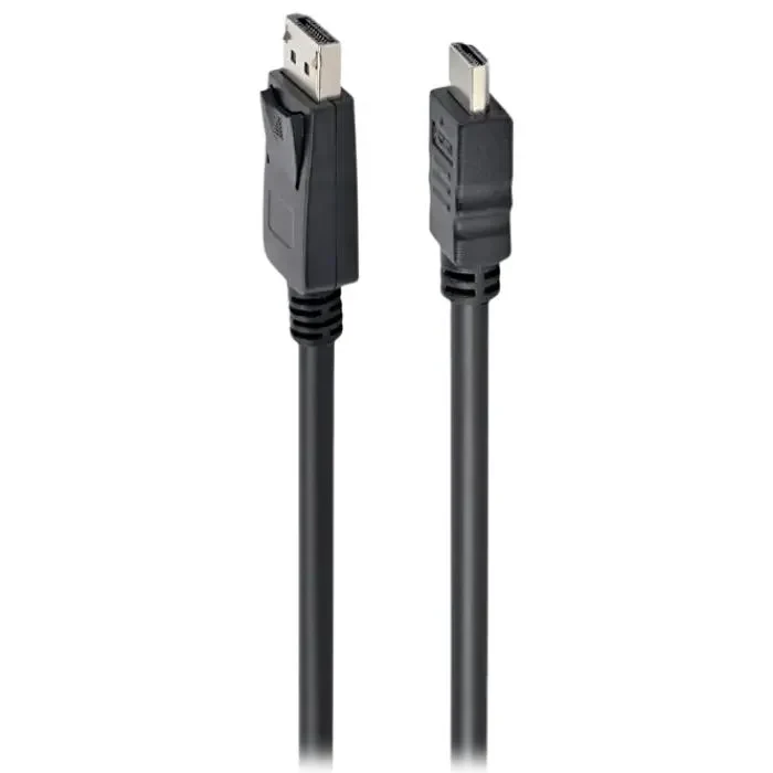 Video Cable Cablexpert CC-DP-HDMI-5M, DisplayPort (M) - HDMI (M), 5m, Black  3