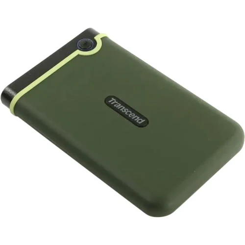 External Portable HDD Transcend StoreJet 25M3G, 2 TB, Military Green (TS2TSJ25M3G)