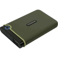 External Portable HDD Transcend StoreJet 25M3G, 2 TB, Military Green (TS2TSJ25M3G) 2