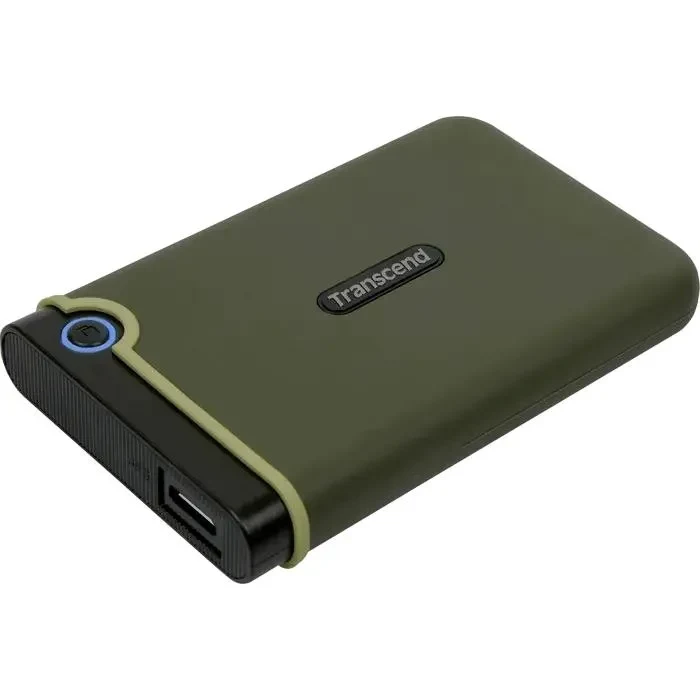External Portable HDD Transcend StoreJet 25M3G, 2 TB, Military Green (TS2TSJ25M3G) 2