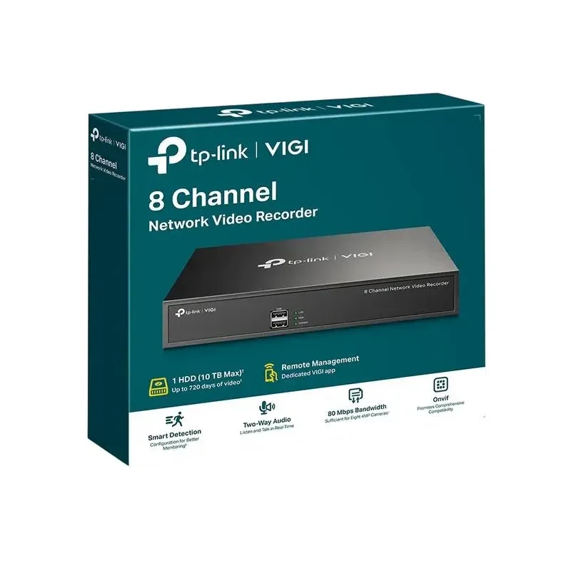 Video Recorder TP-LINK VIGI NVR1008H, Black 3