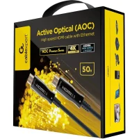 Video Cable Cablexpert CCBP-HDMI-AOC-50M-02, HDMI (M) - HDMI (M), 50 m, Black
