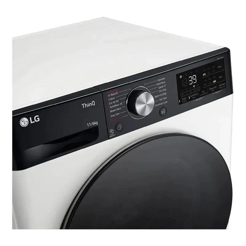 Combo Washer-Dryer LG F4DR711S2H, 10kg, White 4