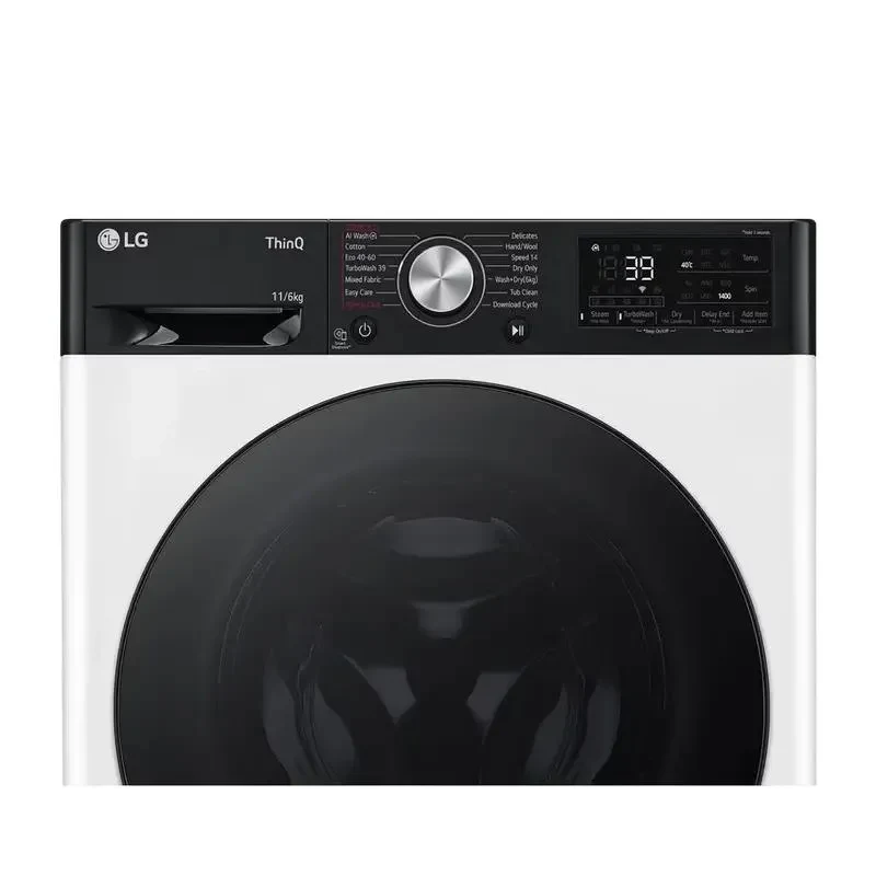 Combo Washer-Dryer LG F4DR711S2H, 10kg, White 10