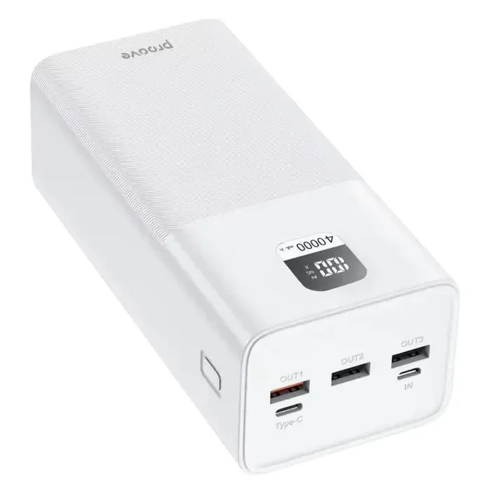 Power Bank Proove Giant, 40000mAh, White 4