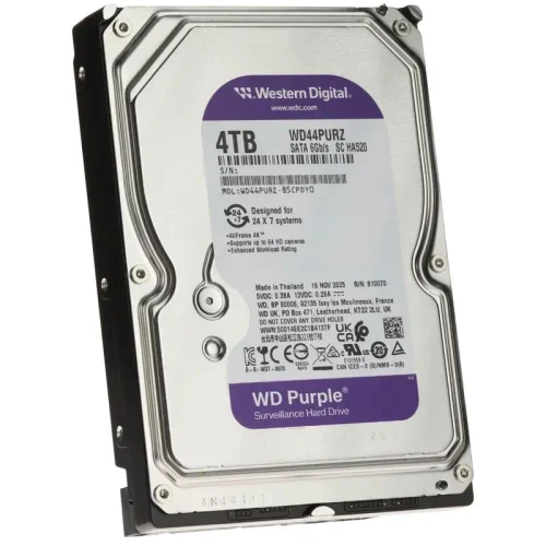 HDD (Spindle Drive) Western Digital WD Purple, 3.5", 4 TB <WD44PURZ>