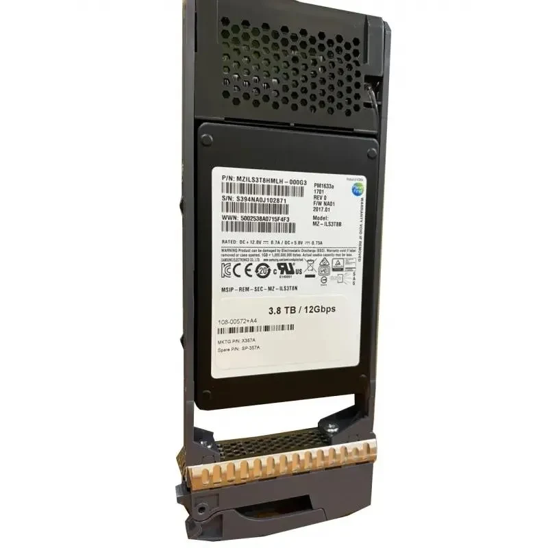 NetApp 3.8TB SAS 12G SFF SSD 5