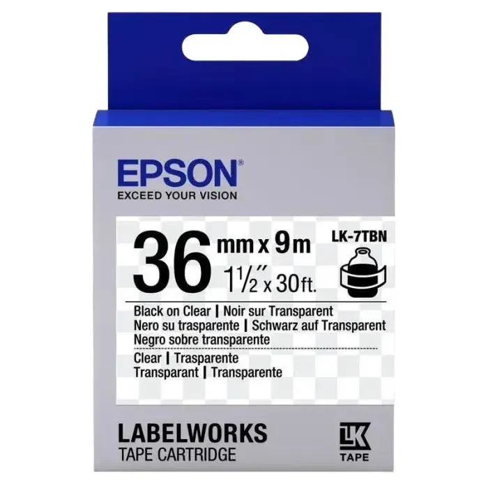 Ribbon cartridge Epson LC7TBN9, 36 mm x 9 m 2
